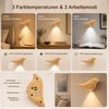 Lapalife LED Wandleuchte Akku Vogel-Wandleuchte Innen, Wandlampe Mit Bewegungsmelder, 3 Farben, 2er Pack, Kabellos Magnetisch, für Kinderzimmer Flur Treppe Dekoration Bild 3