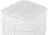 Pouf HARNAI Weiß Baumwolle 40 cm 40 cm Bild 4