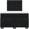 vidaXL Boxspringbett mit Matratze Schwarz 120x200 cm Samt 3290884 Bild 4
