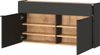 Germania 2-TLG. Garderoben-Set 7937-549 GW-Ameca, in Graphit/Navarra-Eiche-Nb, mit geringer Tiefe, 110 x 200 x 22 cm (BxHxT) Bild 3