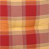 GO-DE Hockerauflage, (Spar-Set, 2 St), Karo rot - Maße BxLxH ca.: 50 cm x 50 cm x 7 cm Bild 3