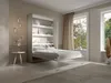 Vente-unique - RAPILI Bett Holz, Platte Beige - B 50 cm239,2 cm x H 225,2 cm x L 179 cm Bild 2