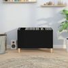 vidaXL Plattenschrank Schwarz 74,5x38x48 cm Holzwerkstoff 831958 Bild 5