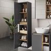 Hochschrank Viola Grau/Artisan 38 x 170 cm mit 2 Türen Vicco Bild 5