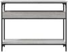 vidaXL Konsolentisch mit Ablage Grau Sonoma 100x29x75cm Holzwerkstoff 837720 Bild 4