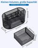 SinLaw Regal-Schreibtisch Schreibtisch-Organizer, Büro-Organizer aus Metall, 9 Sortierfächer (1-St), Mit Schublade und Stifthalter Bild 1