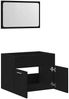 vidaXL 2-tlg. Badmöbel-Set Schwarz Eichen-Optik Holzwerkstoff 862041 Bild 5