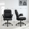 CLP Bürostuhl Medfield ergonomisch höhenverstellbar drehbar bis 150 kg belastbar,schwarz Bild 2