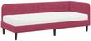 vidaXL Eckbettgestell Weinrot 80 x 200 cm Samt 3394138 Bild 2