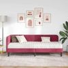 vidaXL Eckbettgestell Weinrot 80 x 200 cm Samt 3394138 Bild 4