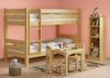 Erst-Holz Etagenbett Kiefer 90x200 cm, natur Bild 3