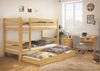 Erst-Holz Etagenbett Kiefer 90x200 cm, natur Bild 2