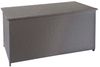 Poly-Rattan Kissenbox HWC-D88, Gartentruhe Auflagenbox Truhe ~ Premium grau, 80x160x94cm 950l Bild 3