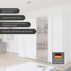 rauch Schwebetürenschrank Kleiderschrank Drehtürenschrank Schrank Garderobe KRONACH (in 3 Ausstattungen BASIC/CLASSIC/PREMIUM, Breiten 225/268/311/354 cm) Kombischrank optional mit 1 oder 2 Spiegel viele Böden MADE IN GERMANY Bild 3