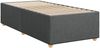 vidaXL Bettgestell ohne Matratze Dunkelgrau 100x200 cm Stoff 3284709 Bild 3