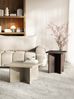 Selsey 'Qubeo' Couchtisch 60 cm, quadratisch mit Kreuzgestell, Kaschmirgrau Bild 2
