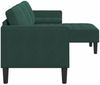 vidaXL Sofa Set mit Kissen Dunkelgrün Polyester 42001927 Bild 5