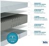 Kaltschaummatratze 7-Zonen, 18 cm hoch, Active Greenfirst, CertiPUR zertifiziert, Beco, 18 cm hoch, (Matratze 80x200 cm, hergestellt in Deutschland, Härtegrad H4), Matratze 80x200 90x200 100x200 120x200 140x200 160x200 180x200 Bild 3