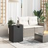 vidaXL Propan-Tank-Verstecktisch Schwarz 40x40x60 cm Poly Rattan 366294 Bild 3