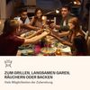 Princesize Kamado-Grill Keramikgrill Edelstahl-Grillrost Smoker BBQ Rot Bild 3