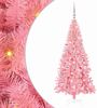 vidaXL Weihnachtsbaum mit 300 LEDs mit Ständer Rosa 180 cm PVC 3396431 Bild 2