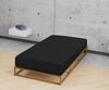 Castell Jersey-Stretch-Spannbetttuch, Schwarz, 1x 140x200 cm - 160x200 cm, 140x200 cm Bild 3