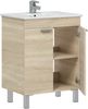 Waschtisch-Set >ECO KIT< in Canadian Eiche - 60x80x45 (BxHxT) Bild 2