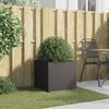 vidaXL Pflanzkübel Schwarz 49x47x46 cm Stahl 841559 Bild 3