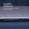Outdoor Kissen mit Paspel ( 45 x 45 cm ) Dekokissen Garten - Reißverschluss - Schmutz- und Wasserabweisend - abnehmbarer Kissenbezug Dunkelgrau 2er-Pack Bild 3
