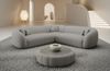 Ecksofa Sorelia L Form - Strukturstoff - Hellgrau Bild 2