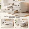 Flieks Daybett, Polsterbett Tagesbett 90/180x190cm mit Ausziehbett, 2 Schubladen, USB Bild 2