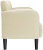 vidaXL Zweisitzer-Sofa Creme 110 cm Kunstleder 4100537 Bild 4