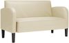 vidaXL Zweisitzer-Sofa Creme 110 cm Kunstleder 4100537 Bild 2