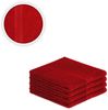 4 x Handtuch 500 g/m² 50 x 100 cm Rot Bild 2