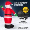 Monzana Weihnachtsmann mit Beleuchtung XXL aufblasbar Bild 3