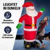 Monzana Weihnachtsmann mit Beleuchtung XXL aufblasbar Bild 2