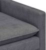 vidaXL Sofa Set 2 pcs Dunkelgrau Polyester 3417049 Bild 5