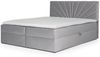 99rooms Lazzaro Boxspringbett Strukturstoff INARI Dunkelblau 200x200 cm Bild 3