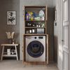 Roomart Badezimmer Waschmaschinenschrank - SERIE ATLANTIC-I- 70 cm breit, Waschmaschinenüberbau für Bad & Waschküche • Eiche Bild 4