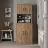 Roomart Badezimmer Waschmaschinenschrank - SERIE ATLANTIC-I- 70 cm breit, Waschmaschinenüberbau für Bad & Waschküche • Eiche Bild 3