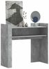 Konsolentisch, Beistelltisch, Konsole Betongrau 100x35x90 cm Holzwerkstoff Bild 2