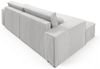 Ecksofa Schlafsofa CORUNIA XS Stoff Poso Blau Ottomane Links Bild 4