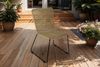 Gartenstuhl Outdoor-Seilstuhl Farbe Taupe mit Eisen-Gestell in schwarz ISRA 80724319 Bild 2