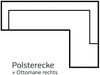 COTTA Ecksofa Speedway L-Form, mit Kopfteilverstellung, wahlweise mit Bettfunktion und Bettkasten Bild 2