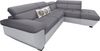 COTTA Ecksofa Speedway L-Form, mit Kopfteilverstellung, wahlweise mit Bettfunktion und Bettkasten Bild 4