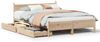 vidaXL Massivholzbett ohne Matratze 140x190 cm Kiefernholz 3309782 Bild 2