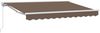 vidaXL Manuell einziehbare Markise Taupe 4 × 3,5 m 3426143 Bild 2