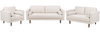 Sofa Set hellbeige 6-Sitzer NURMO Bild 1