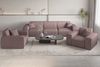 Sofa Designersofa CELES PREMIUM 3-Sitzer in Stoff Scala Lavendel Bild 4