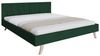 FDM Polsterbett Bettgestell Bettrahmen 120x200, 140x200, 160x200, 180x200 (MADE IN EU - mit hochwertigem Velours Bezug, Bettrahmen, Bett, Optional mit Matratze bestellbar, mit großen gepolsterten Kopfteil aus hochwertigem Veloursstoff), Holzrahmen mit ... Bild 4